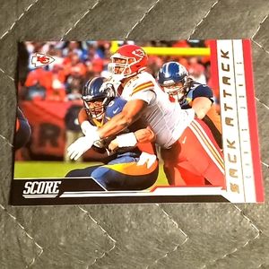 2023 Panini - Score Football- KC Chris Jones Card